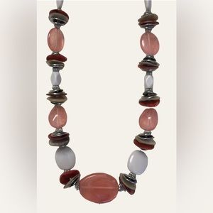 Mango Mixed Beaded Statement Bohemian Necklace